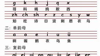 拼音字母表 26个 读法